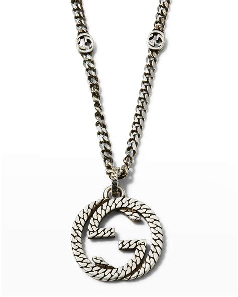 fine gucci necklaces|Gucci necklace men.